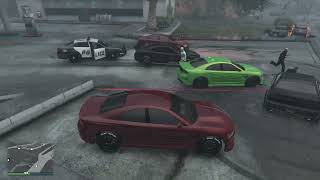 GTA Players all grouped up  GTA V Online [upl. by Htaek712]