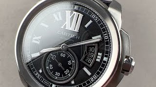 Cartier Calibre de Cartier W7100041 Cartier Watch Review [upl. by Ahkos]