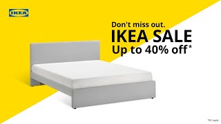 Incredible prices with the IKEA Sale  Up to 40 off [upl. by Ennaeerb]