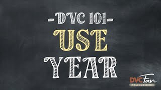 DVC 101 Use Year Explained [upl. by Neall821]