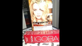 KÜLLÜ SARIEVDE SARI SAÇ NASIL YAPILIRLOREAL INTENSE 121IGORA 022 DENEME [upl. by Roshelle]