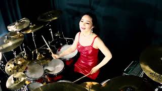 Alice Cooper  Poison drum cover by Ami Kim 165 [upl. by Adnima]