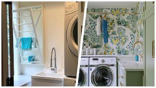 75 Laundry Room With Shaker Cabinets And Quartz Countertops Design Ideas Youll Love ♡ [upl. by Aerehs]