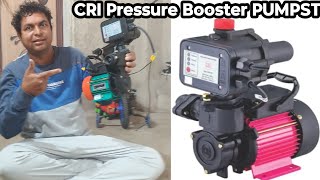 CRI Pressure Booster PUMPSET Automatic Pump Controller and 12 HP CRI pumpset Combo Pack [upl. by Eelyma]