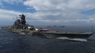 World of Warships Battleship Shikishima Queen of highseas 7ship destroyed 275 k dmgcitidals party [upl. by Phelps]