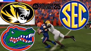 The BEST EA College Football 25  NEW Gameplay Simulation  Missouri Tigers vs Florida Gators [upl. by Maclean]