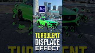 🚀Car Edit After Effects Turbulent Displacement 💥aftereffects tutorial videoediting [upl. by Kuehn370]