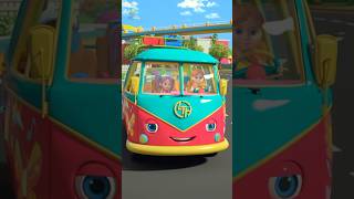 Wheels on the Bus trending viral popular cartoon bussong shorts youtubekids ytshorts [upl. by Eceinaj]