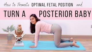 Turn a Posterior Baby  Tips to Promote Optimal Fetal Position  Childbirth Preparation [upl. by Name]