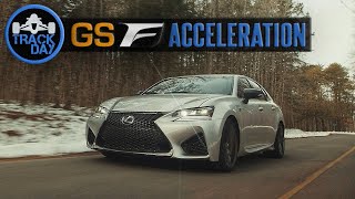 How Fast is the Lexus GS F 467HP  Acceleration Test Review [upl. by Pelson]