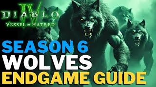 Diablo 4  WOLVES Endgame Druid Build Guide The Pack is Back  Season 6 [upl. by Maryellen]