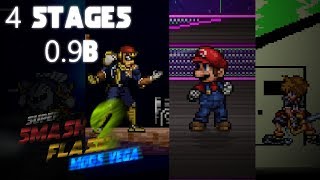 SSF2 4 Stages V09b [upl. by Ynnol]