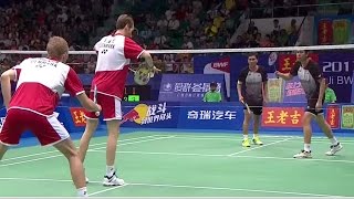 MBoeCMog v MAhsanHSetiawan MDF Wang Lao Ji BWF World Champ 2013 [upl. by Noied]