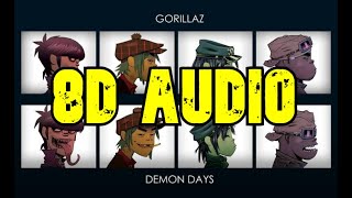 Gorillaz  Feel Good Inc 🔊8D AUDIO🔊 Multidirectional [upl. by Aekal]