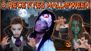 RECETTES HALLOWEEN  3 IDÉES RAPIDE ET FACILE [upl. by Shari]