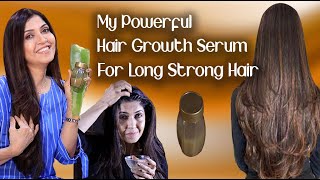 My Powerful Hair Growth Serum For Thick amp Long Hair  Ghazal Siddique [upl. by Ahoufe]