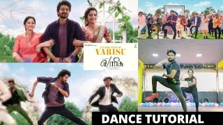 Celebration Of Varisu  Vijay Dance Tutorial Part  1  Step by step Easy Tutorial dancewithtdft [upl. by Kerby590]