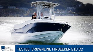 Crownline Finseeker 210CC Boat Test  Club Marine TV [upl. by Baskett]