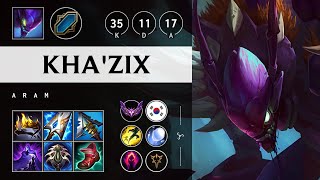 KhaZix ARAM Triple Kill Dominating  KR Master Patch 1419 [upl. by Liu]