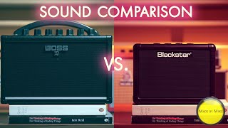 BOSS KATANA MINI vs BLACKSTAR FLY 3 Sound Comparison No Talking [upl. by Eisele]