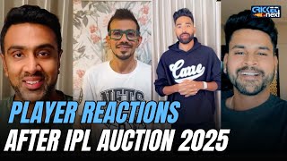 IPL 2025 Player Reactions After IPL Auction  IPL Auction 2024  Cricket News [upl. by Kcirdehs]