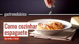 Como cozinhar espaguete e calcular a porção certa por pessoa [upl. by Urbanus]