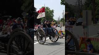 Massachusetts 5th Battery Fired a Salute history patriot parade [upl. by Leirbma]