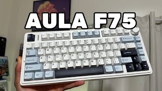 The Only Mechanical Gaming Keyboard You Need  Best Budget Stock 75 Percent  Aula F75 keyboard [upl. by Ylenats]