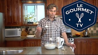 How to make Whipped Cream  LeGourmetTV Recipe [upl. by Nhepets]