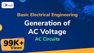 Generation of AC Voltage  AC Circuits  Basic Electrical Engineering [upl. by Ocko851]