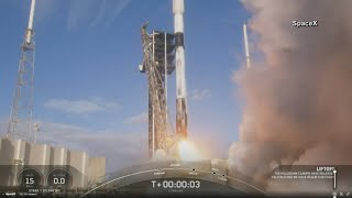 SpaceX launches two dozen Starlink internet satellites from Florida [upl. by Skilken]