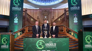 UEFA Under19 Euros draw  Gareth McAuley [upl. by Resee]