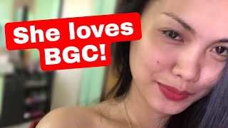 She really loves BGC [upl. by Yv]