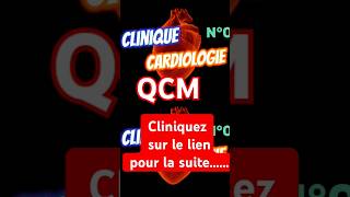 Cas clinique de Cardiologie QCM  réponses commentées residanat casclinique QCM étudiants [upl. by Eesdnyl409]