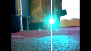 Argon Laser demo  JDSU 221440MLAM  70mW [upl. by Geffner599]