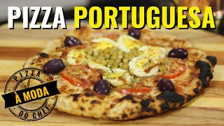 PIZZA PORTUGUESA À MODA DO CHEF COM DICAS IMPORTANTES [upl. by Ellennahc]