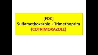 Cotrimoxazole [upl. by Eirot]