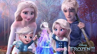 Frozen 2 Elsa and Jack Frost have a daughter and a son And they both have magic ❄💙Alice Edit [upl. by Annalee]