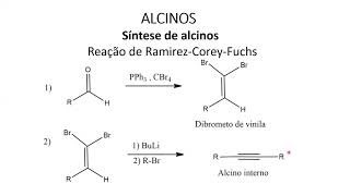 Síntese de alcinos IV [upl. by Bowes]