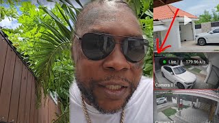 Vybz Kartel takes fun amp showing his house with CCTV camera [upl. by Kirtley488]