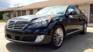 2015 Hyundai Equus Ultimate Full Review Exhaust Test Drive Start Up [upl. by Nylorahs547]