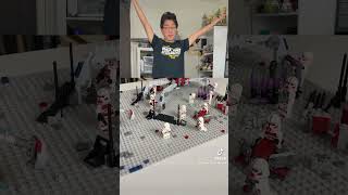 Making a LEGO Star Wars MOC out of JUST Battle Packs [upl. by Ainerol392]