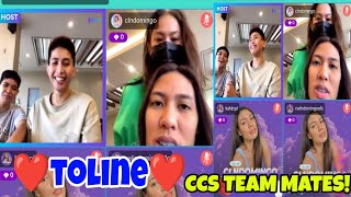 PART7 TOLINE❤😘 CELINE DOMINGO amp TOTS CARLOS KUMU LIVE UPDATE WITH CCS TEAM MATES JUNE 22 2022 [upl. by Arde]