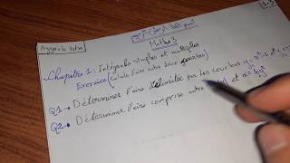 Exercice Calculs daire Entre deux Courbes  part 1 [upl. by Ahsele]