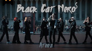 KPOP IN PUBLIC HALLOWEEN CALENDAR DAY3 ATEEZ quotBlack Cat Neroquot  Dance cover by CELESTiAL project [upl. by Quinton737]