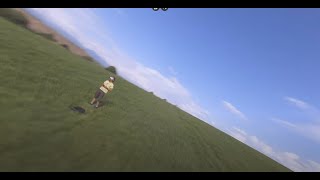 FPV drone flightfight against the wind [upl. by Aerdnat]