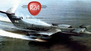 Caspian Sea Monster Ekranoplan Flight Video [upl. by Kai21]