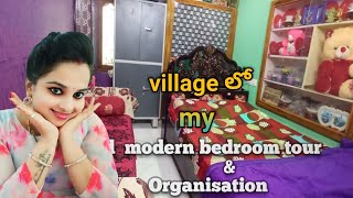 middle class bedroom tour village లో my modern badroom tour amp organizationvillage home tourorgani [upl. by Odareg]