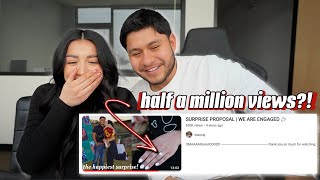 REACTING to our PROPOSAL💍 VIDEO 4 YEARS LATER [upl. by Hayn]