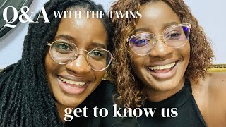 Meet the Twins Get to know us tag QampA with the twins twins twinsisters twin namibianyoutuber [upl. by Egide]